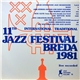 Various - 11th International Traditional Jazz Festival Breda 1981