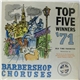 Various - Barbershop Choruses Top Five Winners '71