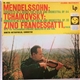 Mendelssohn / Tchaikovsky - Zino Francescatti With The Philharmonic-Symphony Orchestra Of New York, Dimitri Mitropoulos - Concerto In E Minor For Violin And Orchestra / Concerto In D Major For Violin And Orchestra