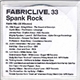 Spank Rock - FabricLive. 33 (Radio Mix)
