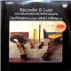 Clas Pehrsson, Jakob Lindberg - Italian And English Music For Recorder And Lute