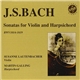 Bach, Susanne Lautenbacher, Martin Galling - Sonatas For Violin And Harpsichord BWV1014-1019