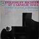 Debussy - Sviatoslav Richter - Sviatoslav Richter At Carnegie Hall - October 25, 1960