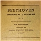 Felix Weingartner, The London Symphony Orchestra, Ludwig van Beethoven - Symphony No. 2 in D Major
