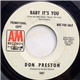 Don Preston - Baby It's You