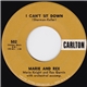 Marie And Rex / Marie Knight - I Can't Sit Down / Miracles