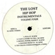 Various - The Lost Hip Hop Instrumentals Volume Four