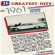 Various - 20 Greatest Hits - 1961