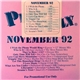 Various - Promo Only: November 92