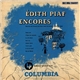 Édith Piaf - Encores