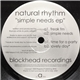 Natural Rhythm - Simple Needs EP