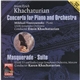 Aram Ilyich Khachaturian - Mikhail Vostresensky - Piano, USSR Symphony Orchestra Conductor Emin Khachaturian / USSR TV And Radio Large Symphony Orchestra, Moscow Conductor Karen Khachaturian - Piano Concerto / Masquerade-Suite