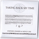 Stephen Emmer & Midge Ure / Stephen Emmer & Glenn Gregory - Taking Back My Time / Let The Silence Hold You