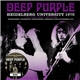 Deep Purple - Heidelberg University 1970 1st Gen Reel Master
